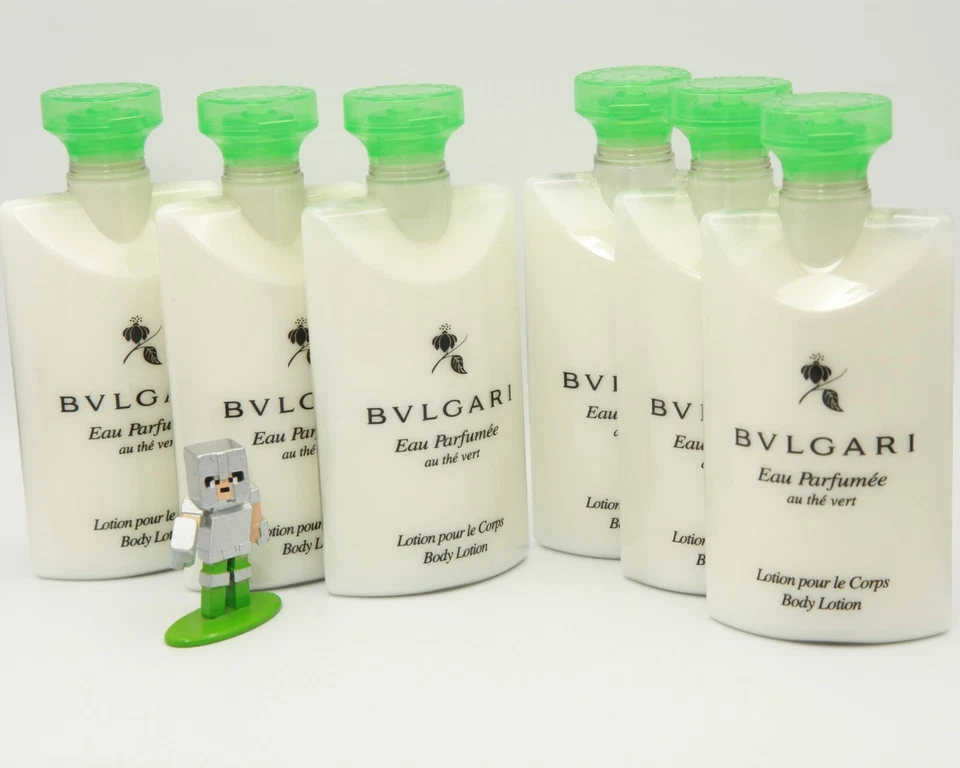 Loción corporal BVLGARI au Thé Vert (té verde), juego de 6 - 6x75 ml (450 ml en total) Foto 3 de 4