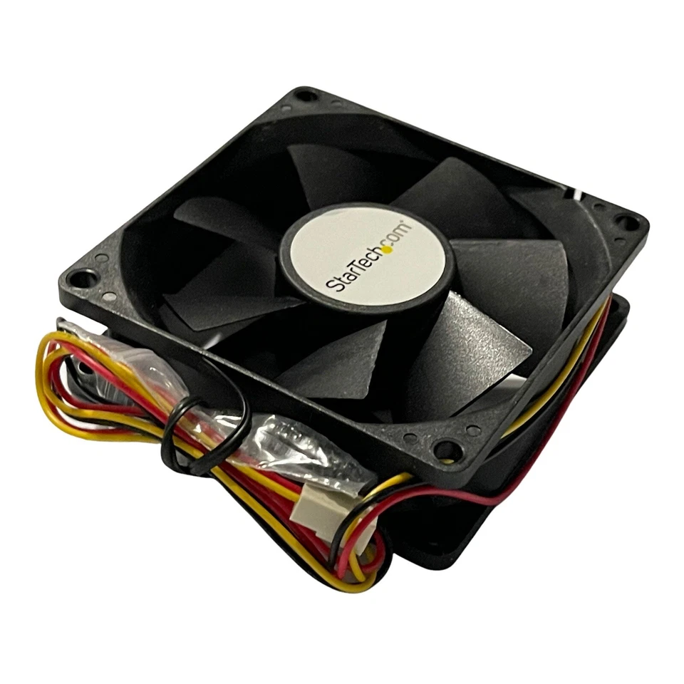 Startech FANBOX2 80x25mm Computer Case Fan w/ 3 Pin TX3 Connector NEW - Image 2 of 4