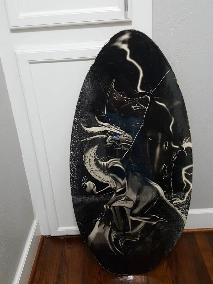  Wooden Dragon Wake Boogie Surf/Skim Board 41 x 20 inch  - Image 3 of 4