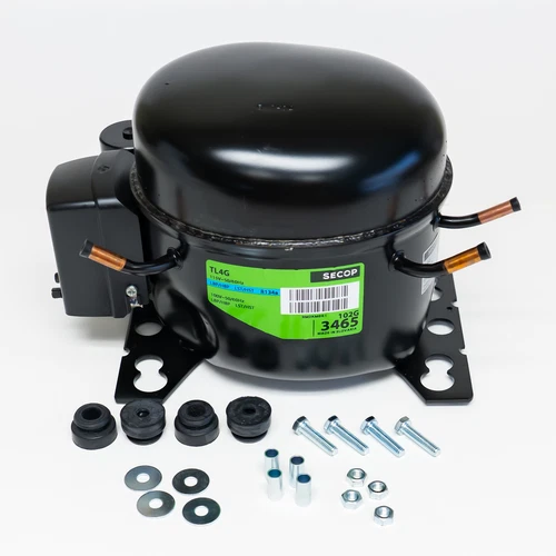 Secop TL4G R134a Hermetic Refrigeration Compressor 306 BTU LBP 1369 BTU HBP 115V
