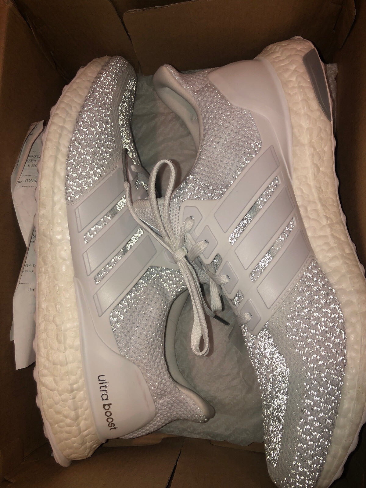 adidas ultra boost 2.0 white reflective