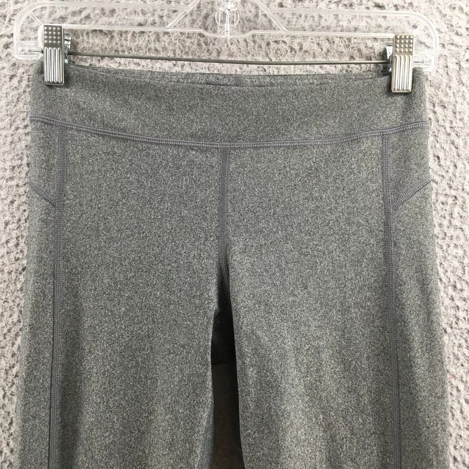 Under Armour Ankle Leggings Womens (actual 27x28) Gray Low Rise Elastic Waist - Image 2 of 4
