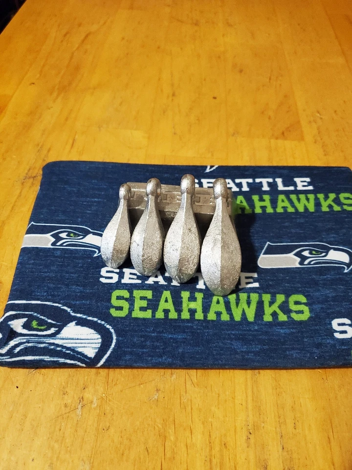 Bank Sinkers 2 унции, 3 унции, 4 унции и 5 унций 10 свинцовых рыболовных весов  - Изображение 3 из 3