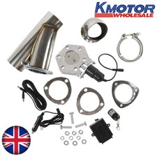 Ex-haust Catback Downpipe Electric  E-Cut Out Valve Control System 3" 76mm 