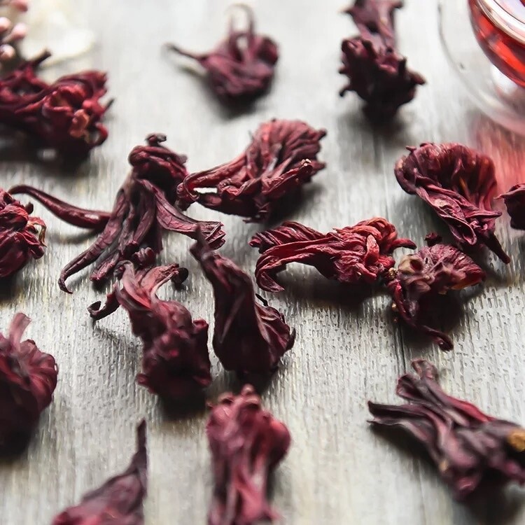 Dry Red Roselle Hibiscus Flower Tea Organic Dried Hibiscus Petal Herbal Tea 500g