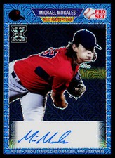 2021 Pro Set Metal: 1989 Auto Mojo Blue #PA-MM5 Michael Morales #/20