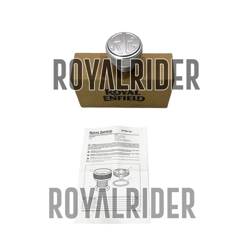 Fits Royal Enfield OIL FILLER CAP SILVER For Classic UCE Bullet Electra 350500 - Picture 7 of 18