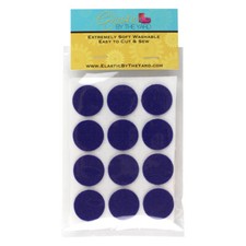 1" Royal Blue Adhesive Felt Circles 48 to 240 Dots