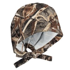 Realtree Camo Scrub Hat with Officially Licensed Embroidered Logo  Fabric