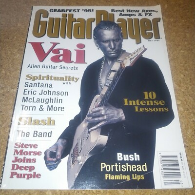Guitar Player Magazine May 1995 Stevie Vai