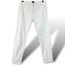 Edwin Jeans Womens Size 27 White Patch Pocket Cotton Workwear Pants