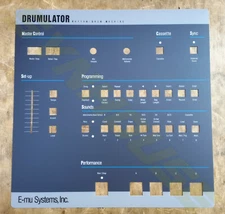 Little SP! Brand New SP1200 Style Faceplate Overlay for E-mu Drumulator