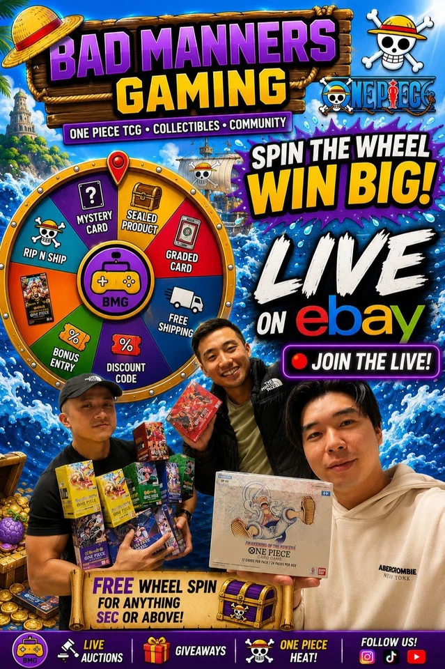 🎡 ONE PIECE WHEEL OF FORTUNE $1 starts
