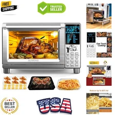 Bravo Air Fryer Toaster Smart Oven, 12-in-1 Countertop Convection, 30-QT XL C...