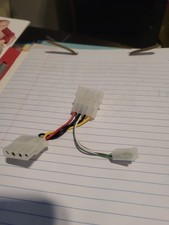 3 INCHES MOLEX Power 'Y' Splitters 4 pin Male/FEMALE 2 Pin Female