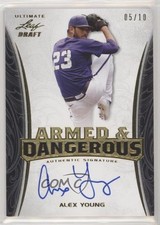 2015 Leaf Ultimate Draft Gold Etched Foil 5/10 Alex Young #AD-AY1 Auto 0c6