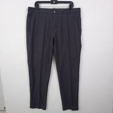 Lululemon Commission Pant Classic 36x32 Warpstreme Dark Gray Chino Trousers