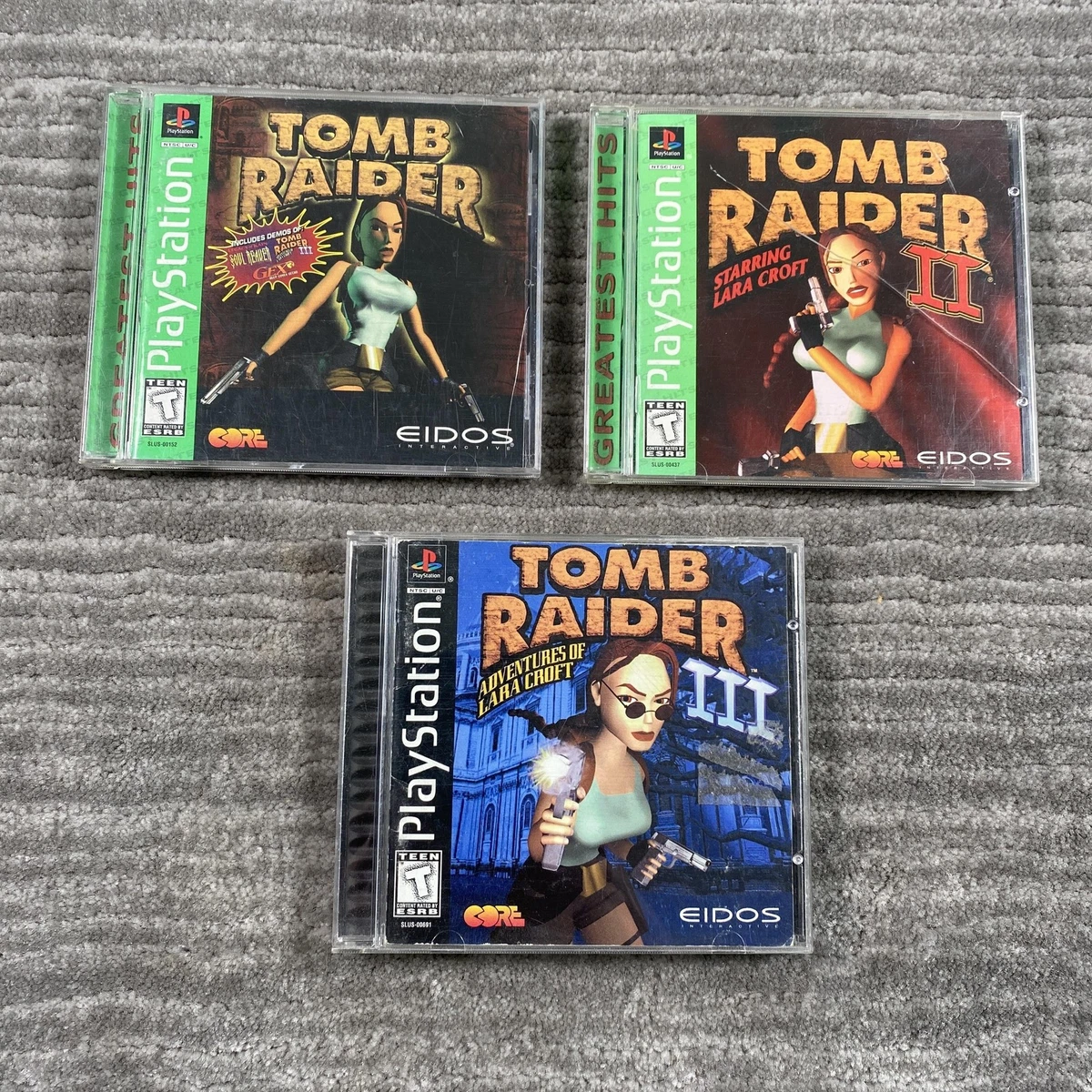 Jeu Tomb Raider I - PlayStation 1 (PS1) - Bon état - Compatible PS1/PS2/PS3