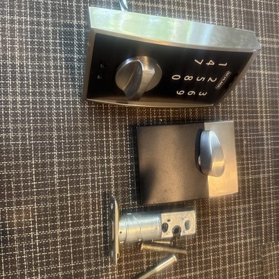 Schlage BE375 Nickel Keypad Deadbolt
