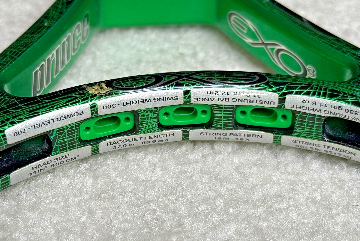 Prince EXO3 Graphite 93 Tennis Racquet | eBay