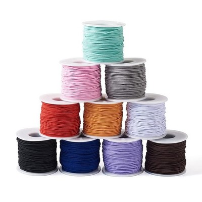 1 metro di nastro elastico piatto | Nastro elastico da 4 mm | Filo elastico nero da 1/6 pollice per cucito, maglia, arti e mestieri, abbigliamento, confezione di abiti, progetti fai-da-te