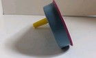 Vintage US Metal Toy Tin Noise Maker New Years Blue Green Yellow Fair Condition — photo 4