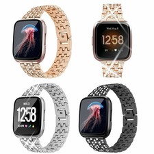 For Fitbit Versa 4/3/Sense 2/Sense Strap Band Wrist Metal Replacment Bracelet
