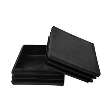 12 Pcs 2 Inch 2x2 Square Tube End Caps - Black Plastic 2 inch,