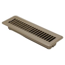 10 x 2 Inch Floor Register,Heavy Duty Air Vent Cover Steel Adjustable Brown