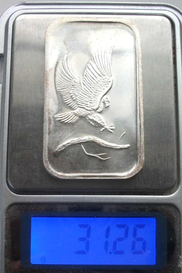 Lingot 1 Once Argent pur 0.999 SilverTowne Silver Bar Oz - Photo 4/4