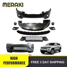 For 2019-2023 Jeep Cherokee Front Bumper Cover Full Body Kit with Fog Lights
