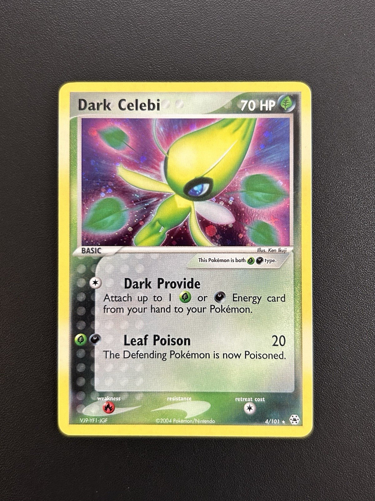 Dark Celebi 4/101 - Holo Pokemon Ex Hidden Legends NM