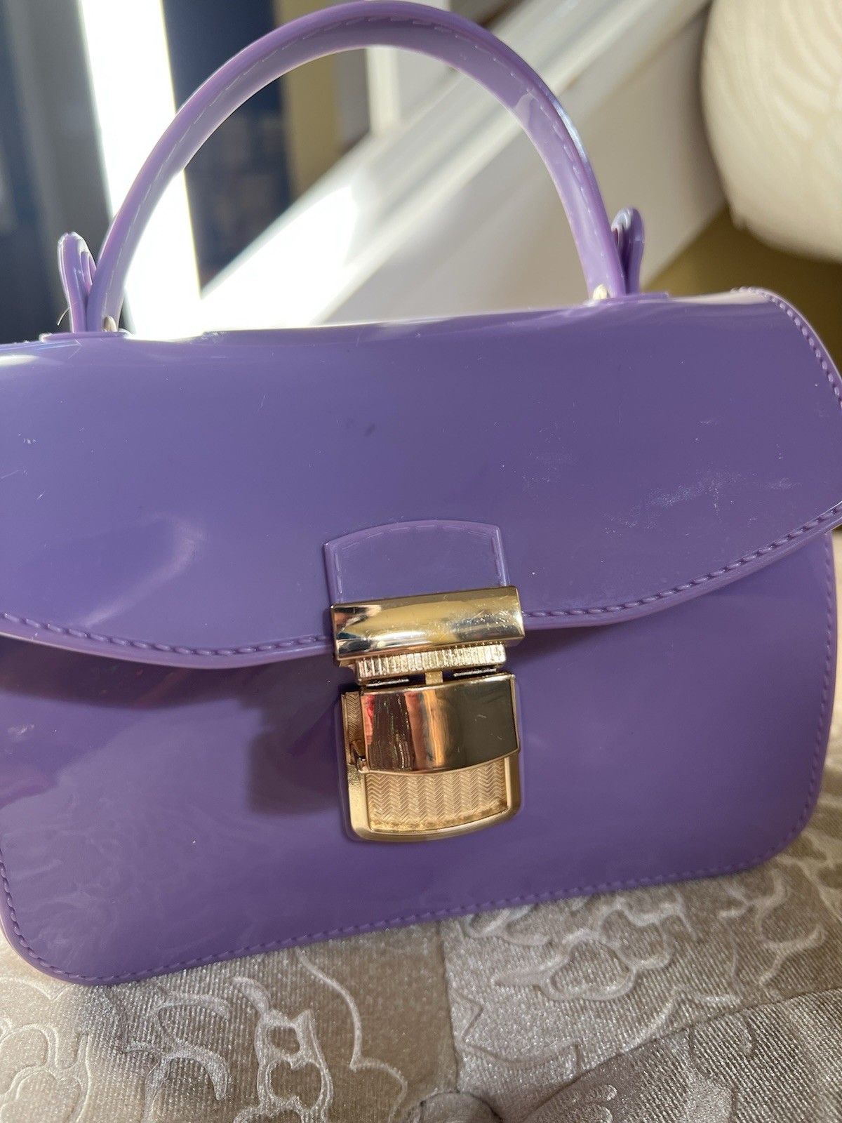 Lavender Handbag - image 5