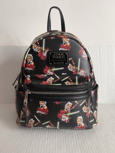 Loungefly Star Wars Ahsoka Tano Mini Backpack Tattoo Floral AOP NWT Ahsoka - The Clone Wars AOP Mini Backpack Star Wars  main image 4
