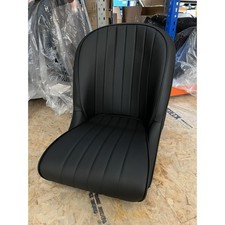 Cobra Roadster XL Seat Classic Car Bucket Seat Black Vinyl With Piping
