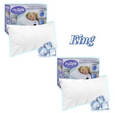 Nuzzle Cooling Adjustable Pillow For Side Sleepers Luxury King Size Set Of 2 Nuzzle Cooling Adjustable Pillow For Side Sleepers Luxury King Size Set Of 2