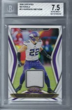 2020 Certified Materials #15 Harrison Smith SN 186/299 Grade 7.5