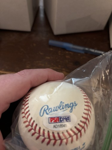 WADE BOGGS SIGNED BOBBY BROWN ROMLB PSA AUTHENTICATION - Picture 7 of 8