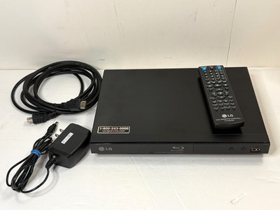 LG BP300 Blu-Ray Disc DVD Player w/ Remote AC Adapter and HDMI Tested + Working