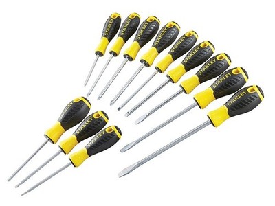 STANLEY  Hand Tools - 0-60-212 Essential Screwdriver Set, 12 Piece