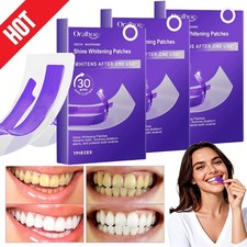 21PCS Teeth Whitening Strips Brighten Tooth Remove Plaque Stain Cleaning Oral US