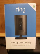 Ring Stick Up Cam Indoor/Outdoor 1080p WiFi battery Security Camera Black