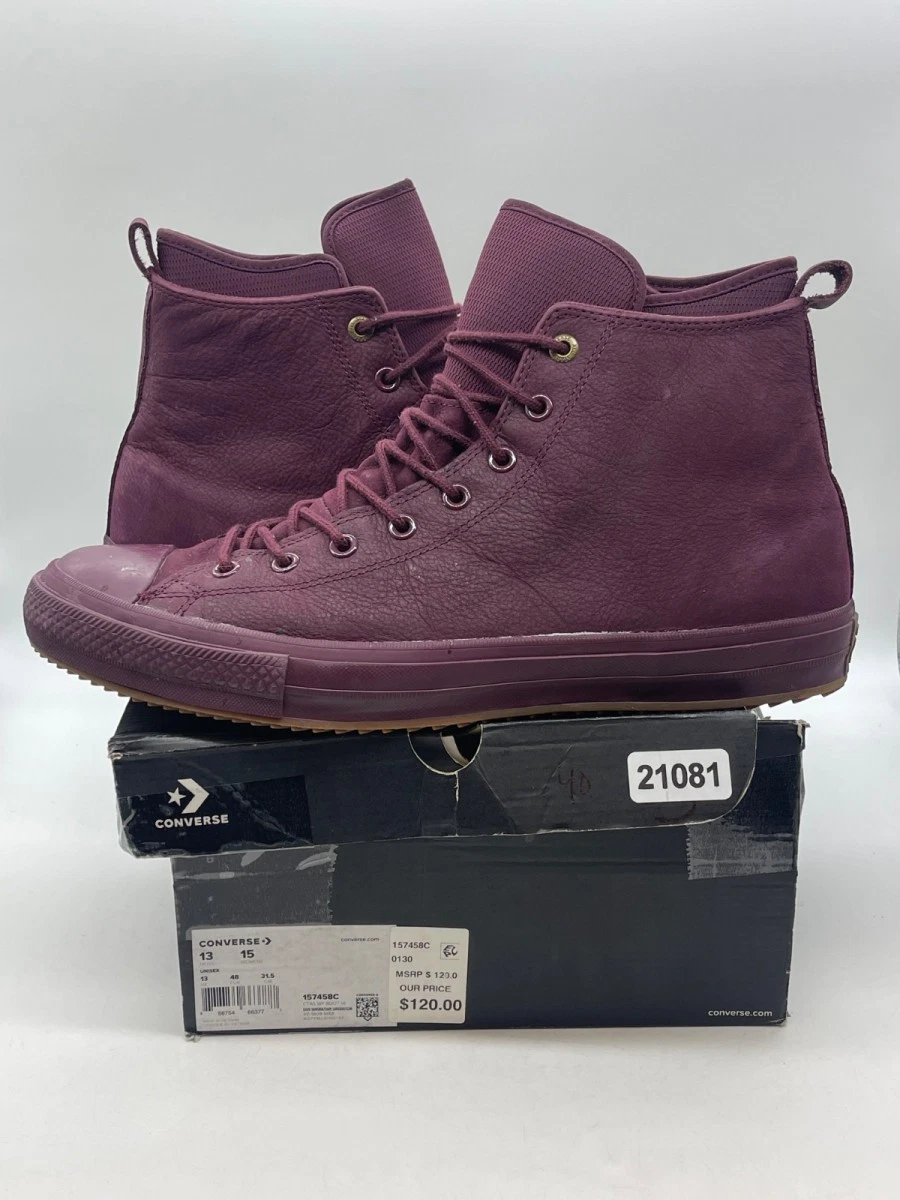 Converse Chuck Taylor All Star Waterproof High Dark Sangria  display picture 2