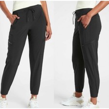 Athleta Black Venture Pants Size 2 Black Athleisure Casual Gorpcore