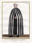 Grands Carmes Déchaux Order Monk Costume Engraving 1790