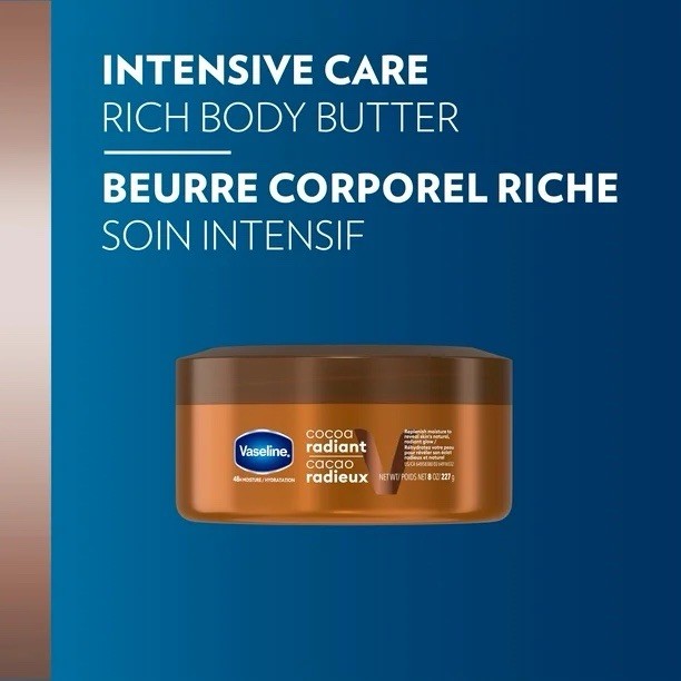 Vaseline Intensive Care Cocoa Radiant Smoothing Body Butter - 8 oz (227 g)