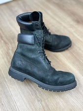 Timberland Premium 6-Inch Waterproof Boots in Black Nubuck