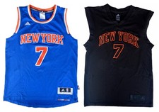 Carmelo Anthony New York Knicks NBA Basketball Lights Out Black Home Jerseys - M