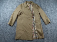 Vintage Baracuta Jacket Mens Chest 48" Khaki Flannel Lined Diolan Trench Coat
