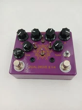 Dual Drive II V4 Guitar Effects Pedal Custom Distortion Overdrive Stompbox